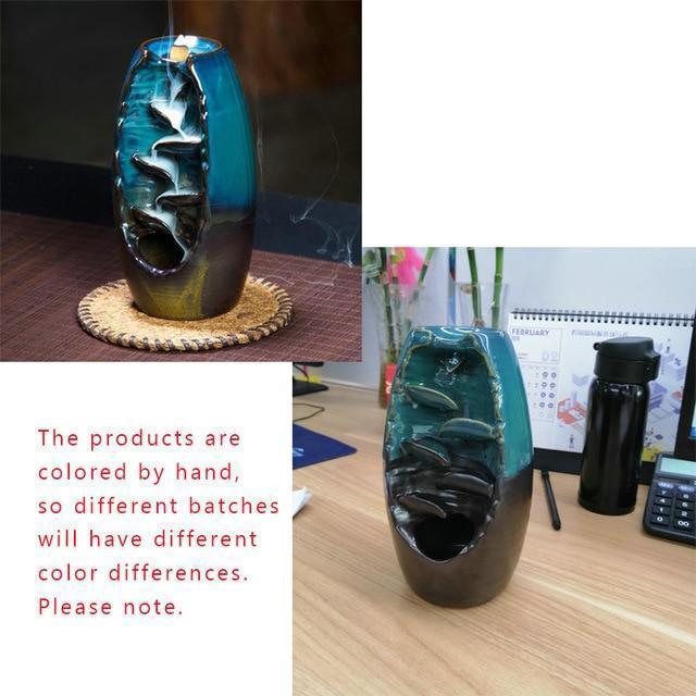 Liquid Smoke Back-flow Incense Burner